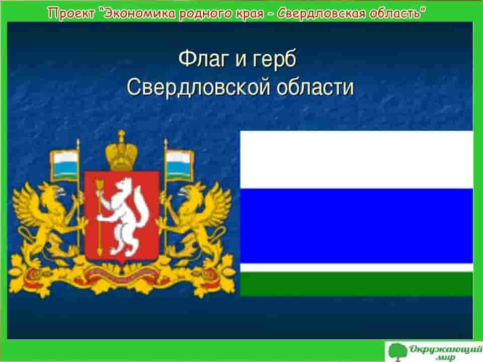 Проект Экономика родного края Свердловская область